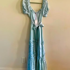 LoveShackFancy NWT Size 4 Baby Blue Sidonif Dress! Never worn! $145
